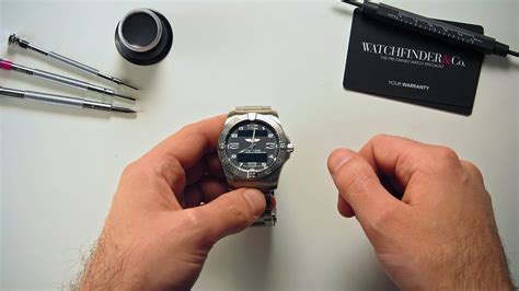 how to set Breitling aerospace